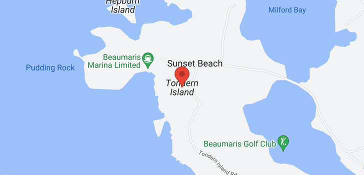 map of 7 TONDERN ISLAND